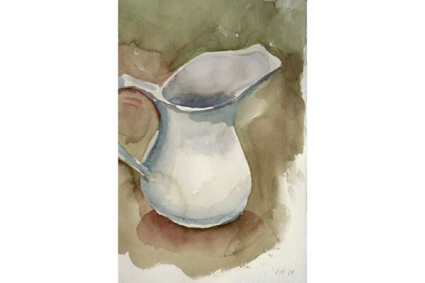 Creamer 2, watercolour on Fabriano Artistico, 7x11 in.